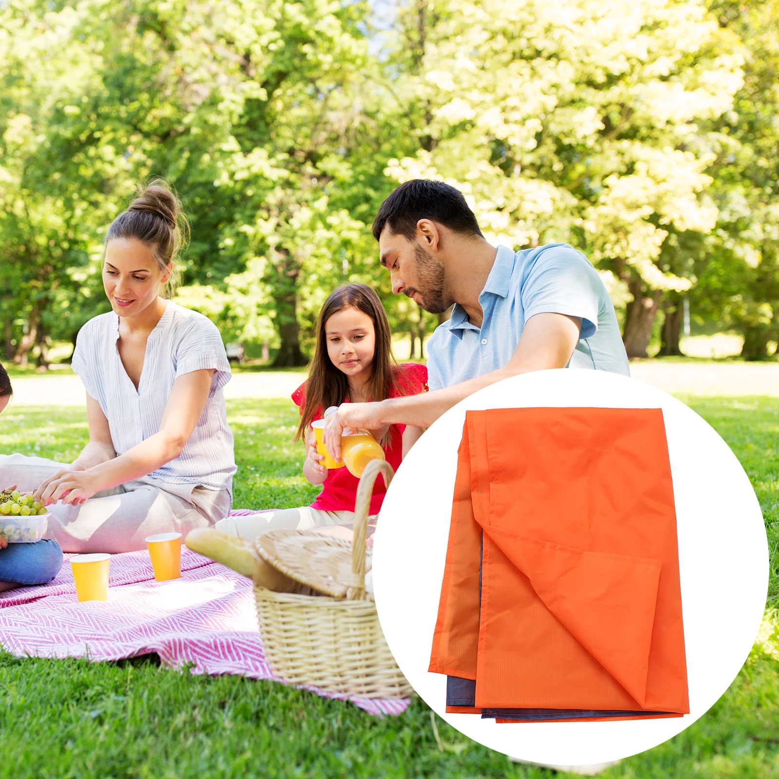 Foldable Waterproof Picnic Mat Orange Portable Camping Beach Blanket Large Multifunctional Travel Dampproof Ground Mat 
Foldable Waterproof Picnic Mat Orange Portable Camping Beach Blanket Large Multifunctional Travel Dampproof Ground Mat