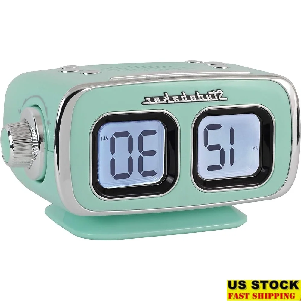 Large Display LCD Retro Clock Radio USB Bluetooth Aux-in AM FM Digital Alarm Timepiece Bedroom Kitchen Small Footprint
Large Display LCD Retro Clock Radio USB Bluetooth Aux-in AM FM Digital Alarm Timepiece Bedroom Kitchen Small Footprint