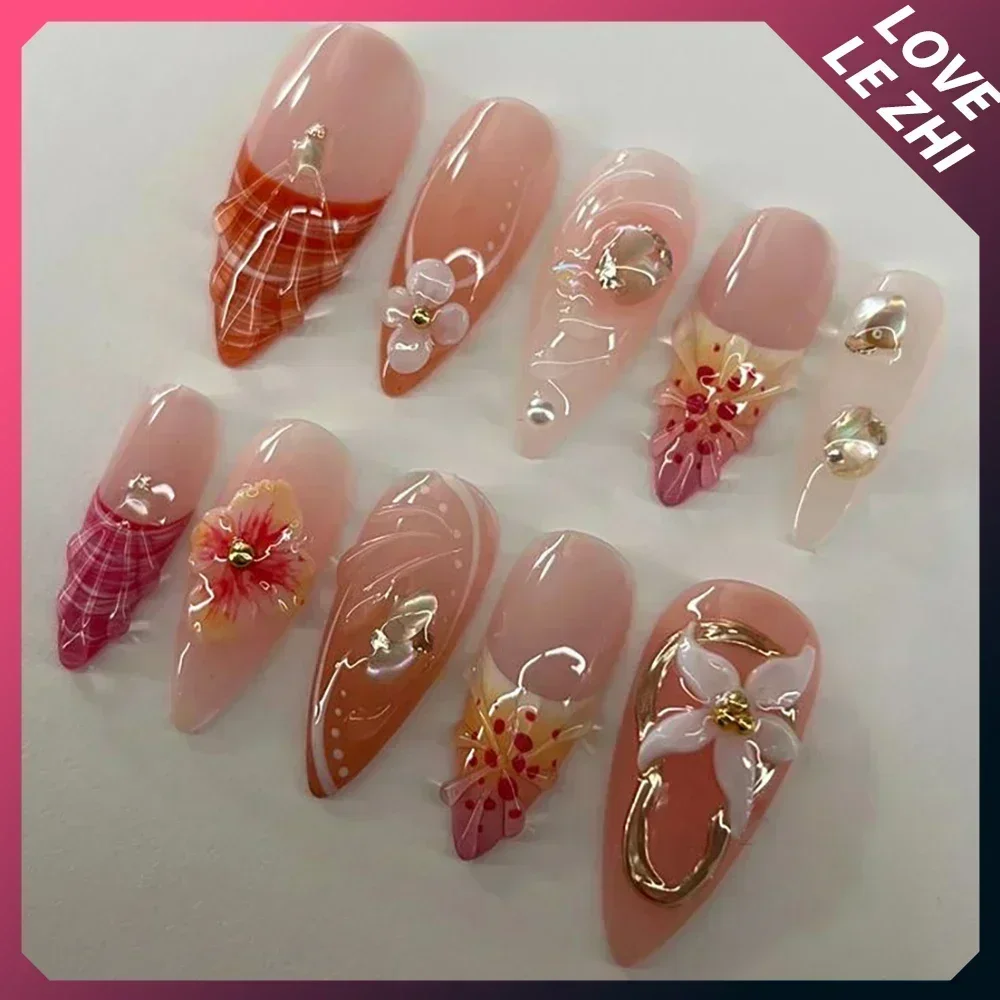 Vip Custom Nail Art Press On Fake Nails High-End Customization Handmade Acrylic Fake Nails Cartoon Goth French Various Styles
Vip Custom Nail Art Press On Fake Nails High-End Customization Handmade Acrylic Fake Nails Cartoon Goth French Various Styles