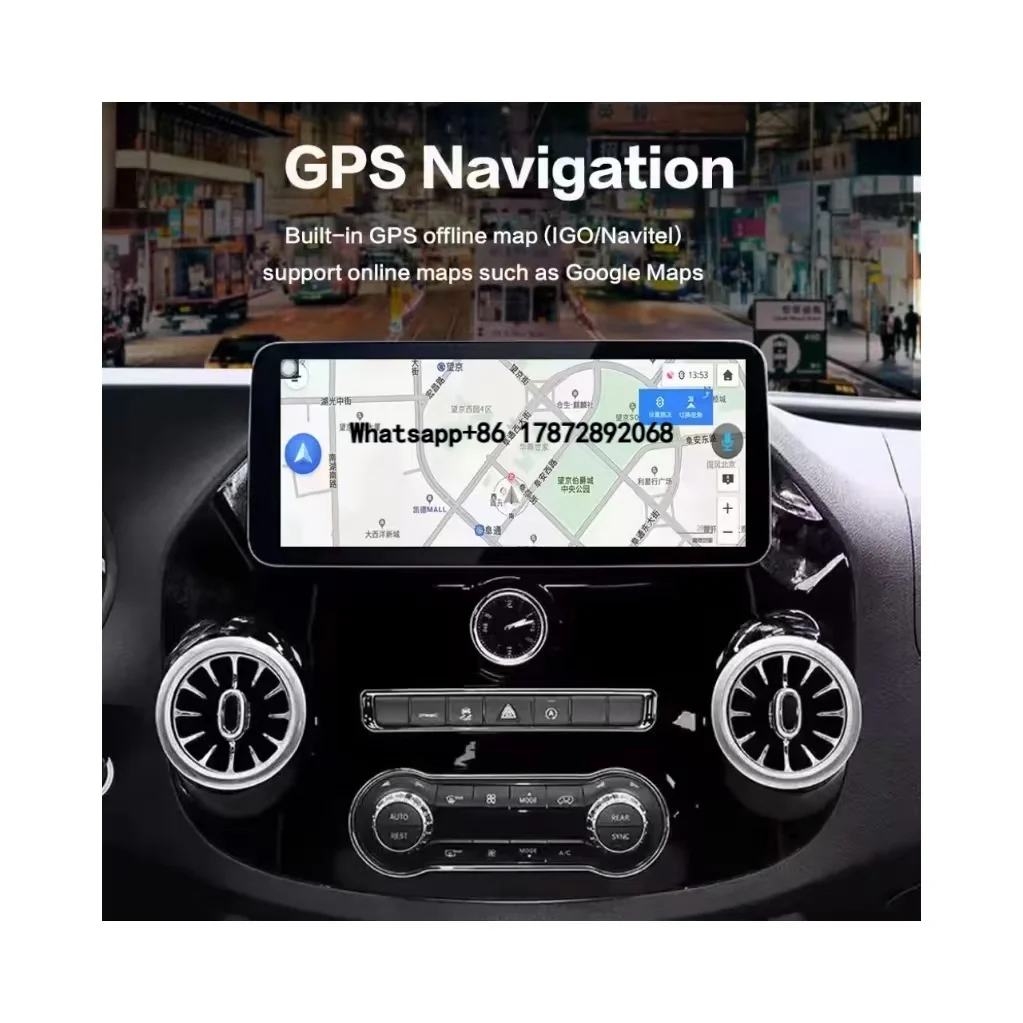 Car Radio Multimedia Stereo Car Dvd Player Navigation for Benz V Class Vito Viano Valente Metris
Car Radio Multimedia Stereo Car Dvd Player Navigation for Benz V Class Vito Viano Valente Metris