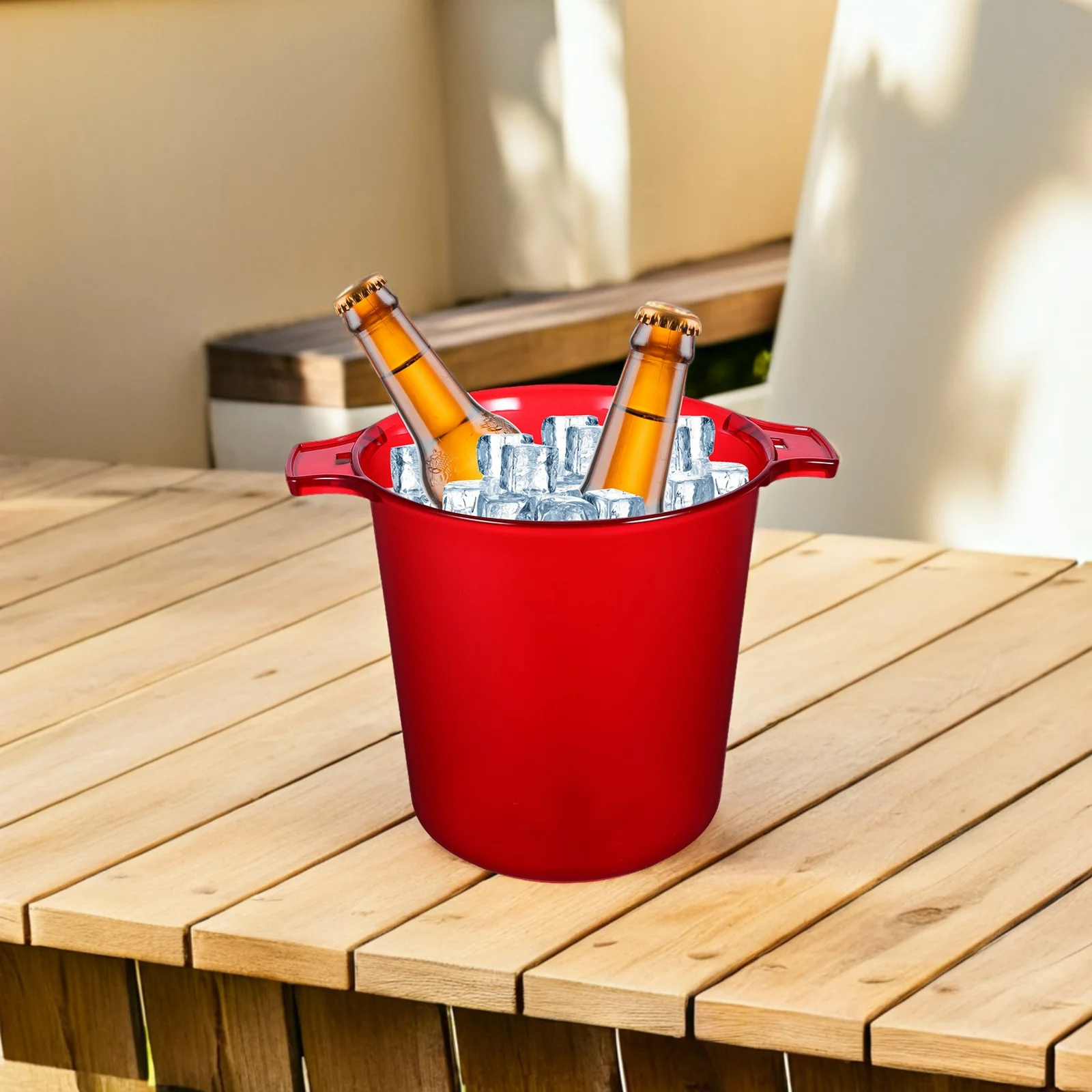 Double Eared Bucket Thickened Frosted Dual Handles Large Capacity Plastic Whisky Ice Chiller Container Party Beer Container
Double Eared Bucket Thickened Frosted Dual Handles Large Capacity Plastic Whisky Ice Chiller Container Party Beer Container