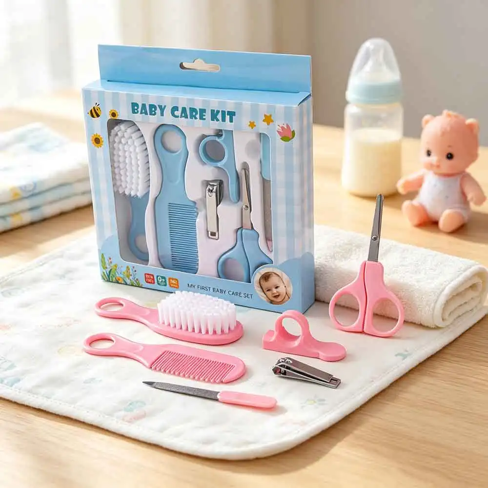 Hair Nail Clippers Soft Comb Brush Care Combination Baby Care Set Safe Comb Grooming Brush Set Nail Trimmer Kit Healthcare Tools
Hair Nail Clippers Soft Comb Brush Care Combination Baby Care Set Safe Comb Grooming Brush Set Nail Trimmer Kit Healthcare Tools