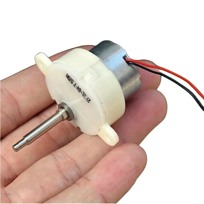 Микро-редуктор с пластиковым редуктором 300, двигатель постоянного тока 6 в 9 в 12 В 18,5 об/мин, электрический двигатель с медленной скоростью, большой крутящий момент для игрушечного сценического освещения
Микро-редуктор с пластиковым редуктором 300, двигатель постоянного тока 6 в 9 в 12 В 18,5 об/мин, электрический двигатель с медленной скоростью, большой крутящий момент для игрушечного сценического освещения