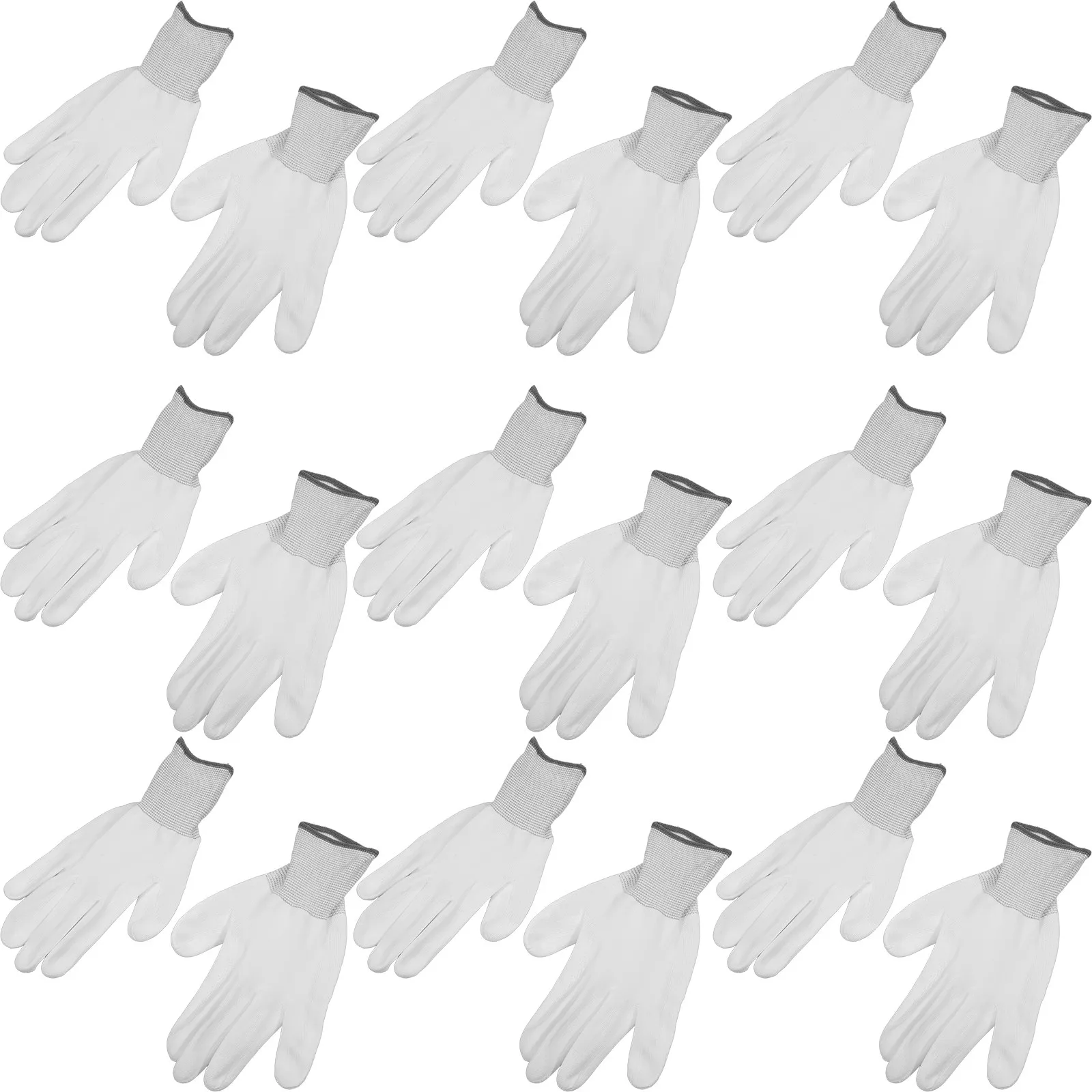 12Pcs Antistatic Gloves for Electrical Work Reusable PU Coated Nylon Safety Gloves for Construction Gardening and Industrial Use
12Pcs Antistatic Gloves for Electrical Work Reusable PU Coated Nylon Safety Gloves for Construction Gardening and Industrial Use
