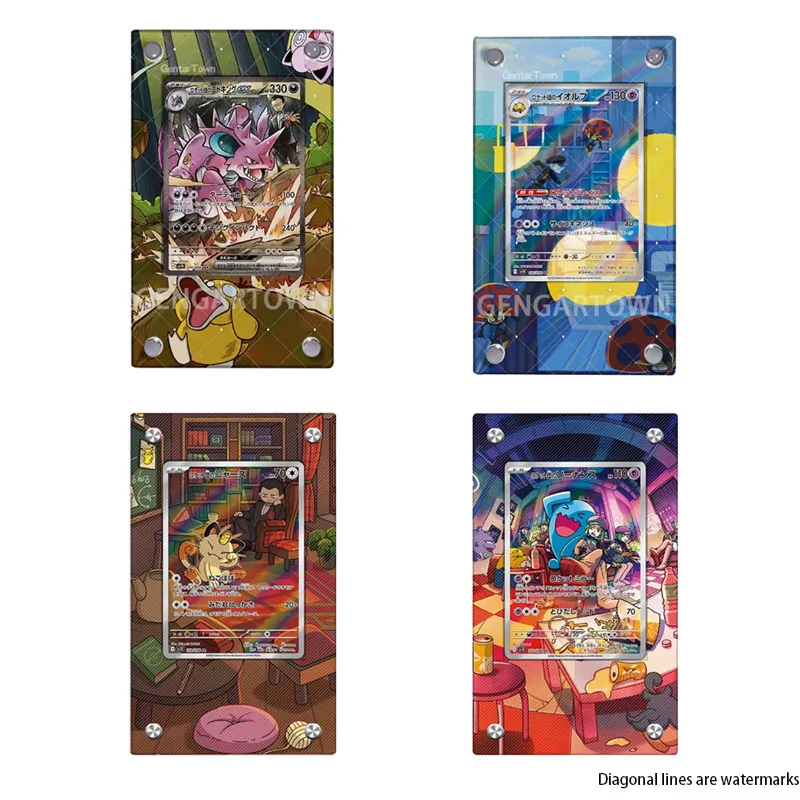 Новая подставка для карточек серии Pokemon SV10, Wobbuffet Nidoking Meowth, коллекционная карта, расширение, карта для рисования, кирпич, игрушка «сделай сам»
Новая подставка для карточек серии Pokemon SV10, Wobbuffet Nidoking Meowth, коллекционная карта, расширение, карта для рисования, кирпич, игрушка «сделай сам»