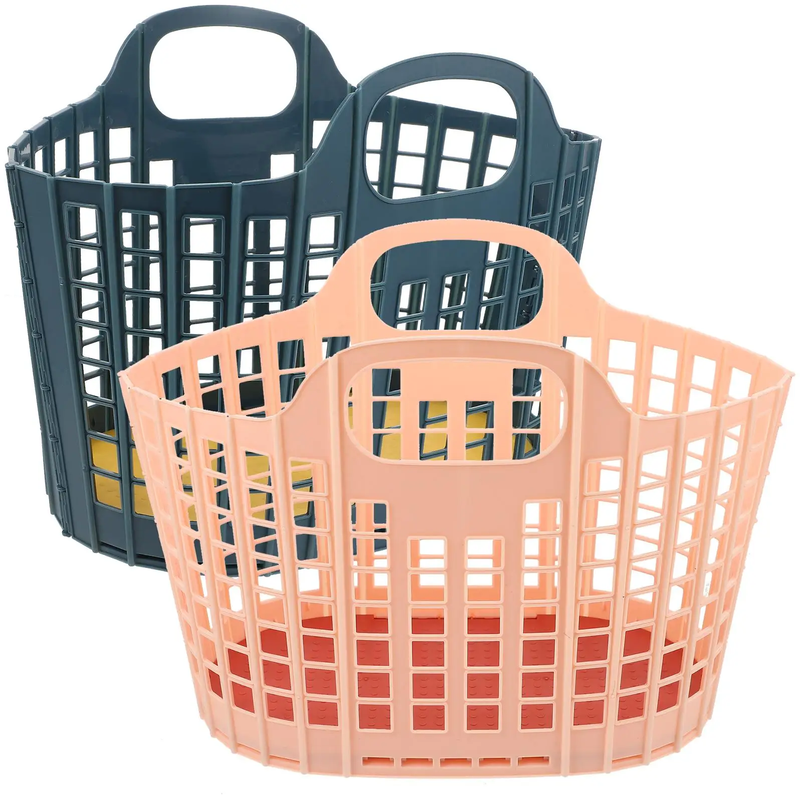 2 Pcs Foldable Hand Baskets Kitchen Home Storage Shopping Vegetable Fruit Bag Lightweight Storage Solution
2 Pcs Foldable Hand Baskets Kitchen Home Storage Shopping Vegetable Fruit Bag Lightweight Storage Solution