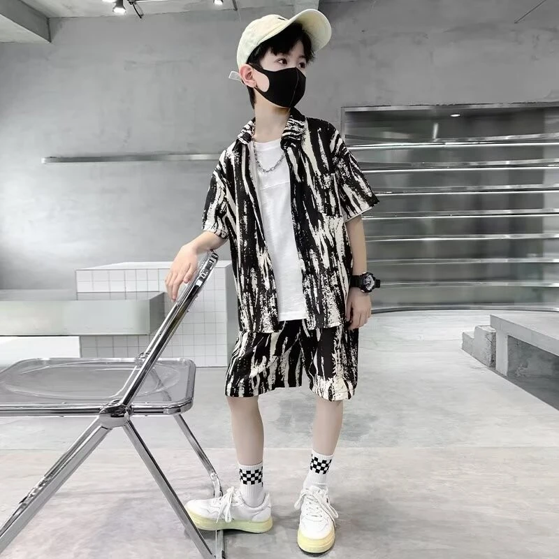 Children's Stripe Print Clothing Sets Shirt + Shorts 2 Pcs Sets Baby Boys Outfit Set Clothes Kids Boutique Clothes
Children's Stripe Print Clothing Sets Shirt + Shorts 2 Pcs Sets Baby Boys Outfit Set Clothes Kids Boutique Clothes 