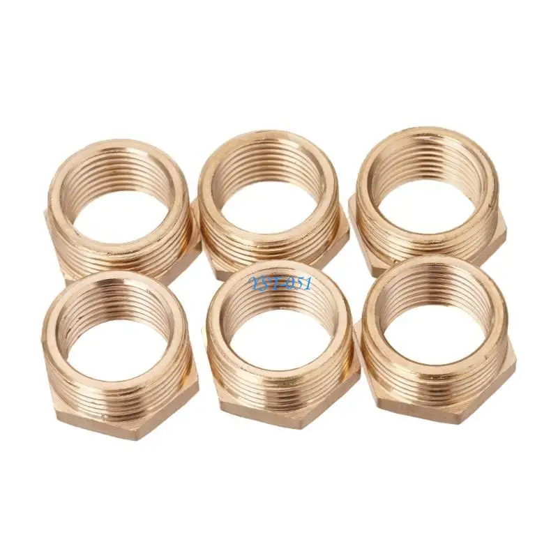 E15A 6Pcs Pipe Fitting 3/4in Male Thread to 1/2inch Female Thread Pipe Reducer Adapter
E15A 6Pcs Pipe Fitting 3/4in Male Thread to 1/2inch Female Thread Pipe Reducer Adapter