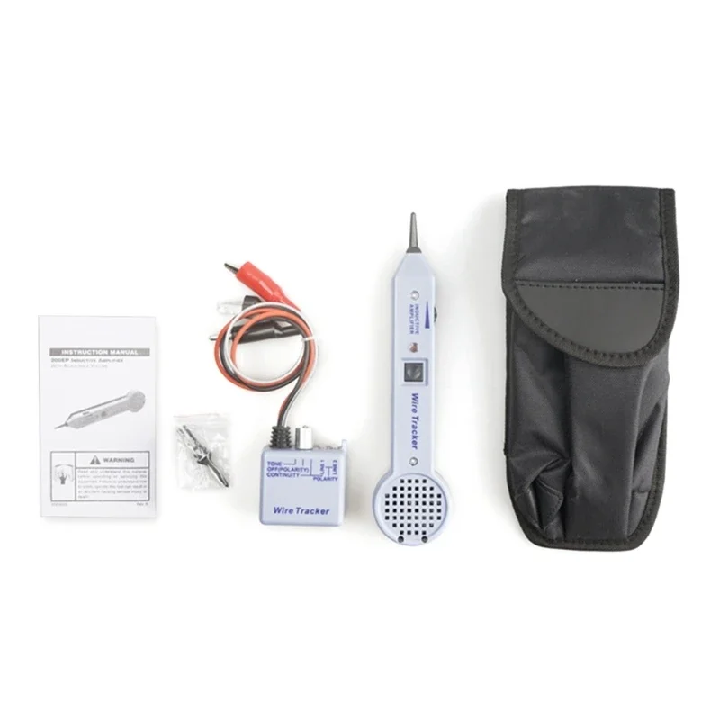 Upgraded Tone Generator & Probe- Set Cable Tester WireTracker Circuit Tester 200EP High Accuracy Cable Test Line Finder Dropship
Upgraded Tone Generator & Probe- Set Cable Tester WireTracker Circuit Tester 200EP High Accuracy Cable Test Line Finder Dropship