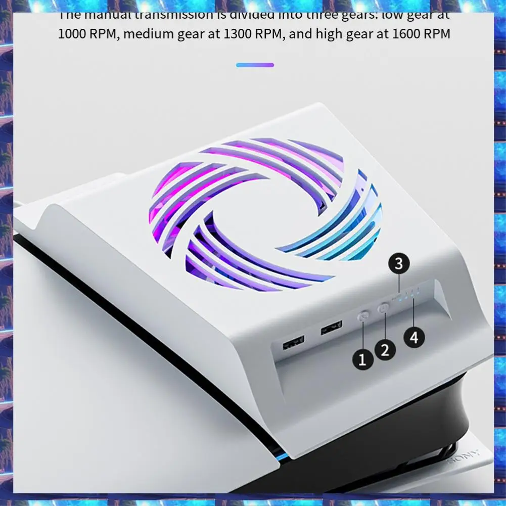 2025 For Ps5slim Temperature Control Cooling Fan Host Optical Drive Version Digital Version Universal RGB Light Fan,For Ps5slim
2025 For Ps5slim Temperature Control Cooling Fan Host Optical Drive Version Digital Version Universal RGB Light Fan,For Ps5slim