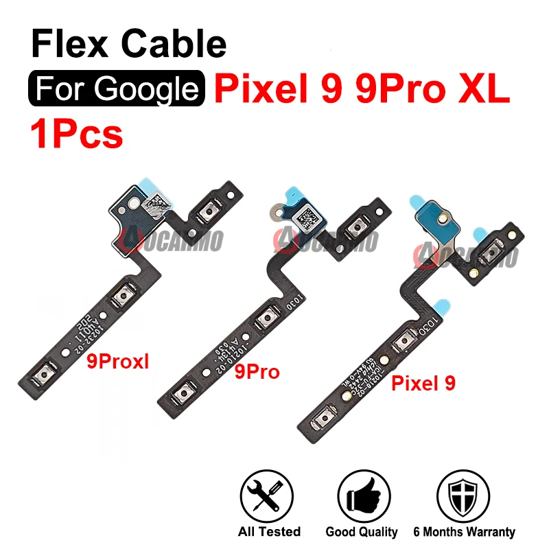 1Pcs Power On Off Buttons Volume Flex Cable Repair Replacement Parts For Google Pixel 9 / 9Pro / 9 Pro XL
1Pcs Power On Off Buttons Volume Flex Cable Repair Replacement Parts For Google Pixel 9 / 9Pro / 9 Pro XL