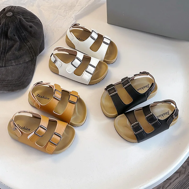 2026 Summer Girls PU Leather Peep Toe Sandals Breathable Anti-slip Fashion Outdoor Casual Shoes
2026 Summer Girls PU Leather Peep Toe Sandals Breathable Anti-slip Fashion Outdoor Casual Shoes