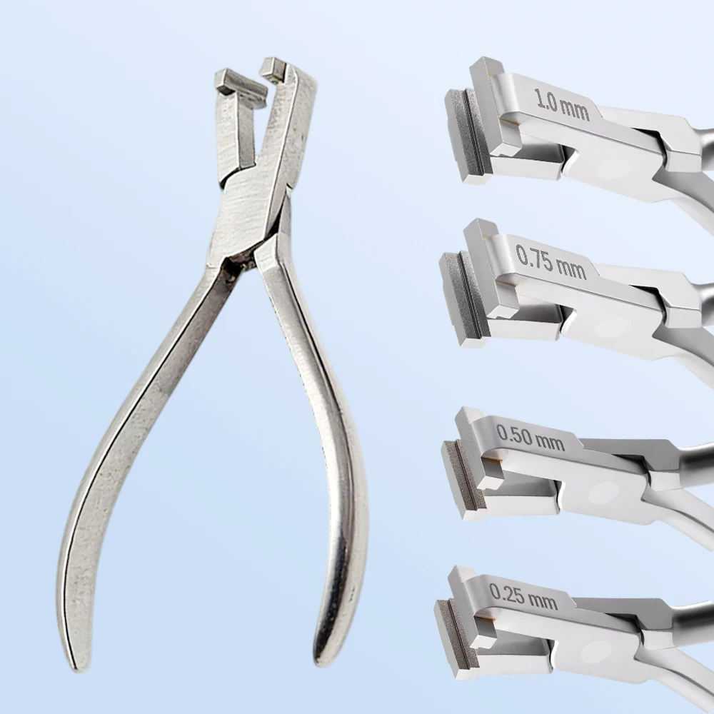 Professional Stainless Steel Step Forming Plier for Orthodontic Wire Bending Archwire Contouring and Alignment
Professional Stainless Steel Step Forming Plier for Orthodontic Wire Bending Archwire Contouring and Alignment