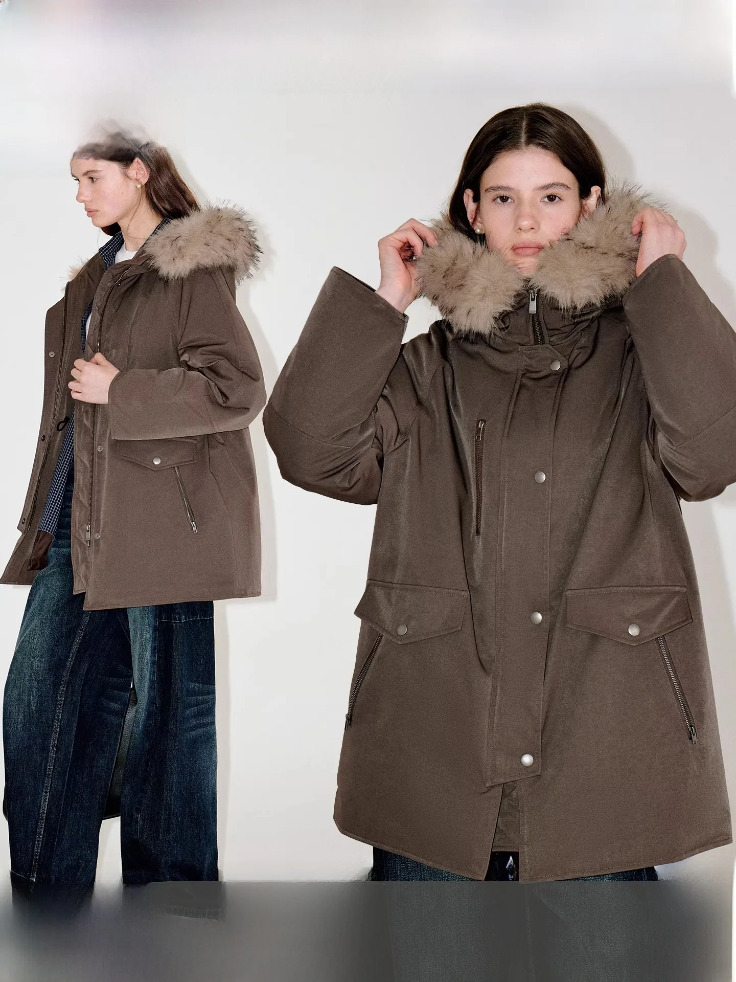 Fano High-End ex down Jaet Removable Fur Collar Windproof Warm Parka Sle Du down Coat Korean Sle Straight Cut
Fano High-End ex down Jaet Removable Fur Collar Windproof Warm Parka Sle Du down Coat Korean Sle Straight Cut