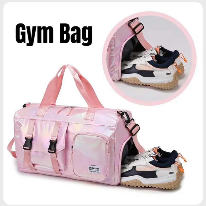 Large Capacity Gym Bag, Sports Duffle with Separate Shoe Compartment & Wet-Dry Separation, Travel Tote for Swimming Training
Large Capacity Gym Bag, Sports Duffle with Separate Shoe Compartment & Wet-Dry Separation, Travel Tote for Swimming Training