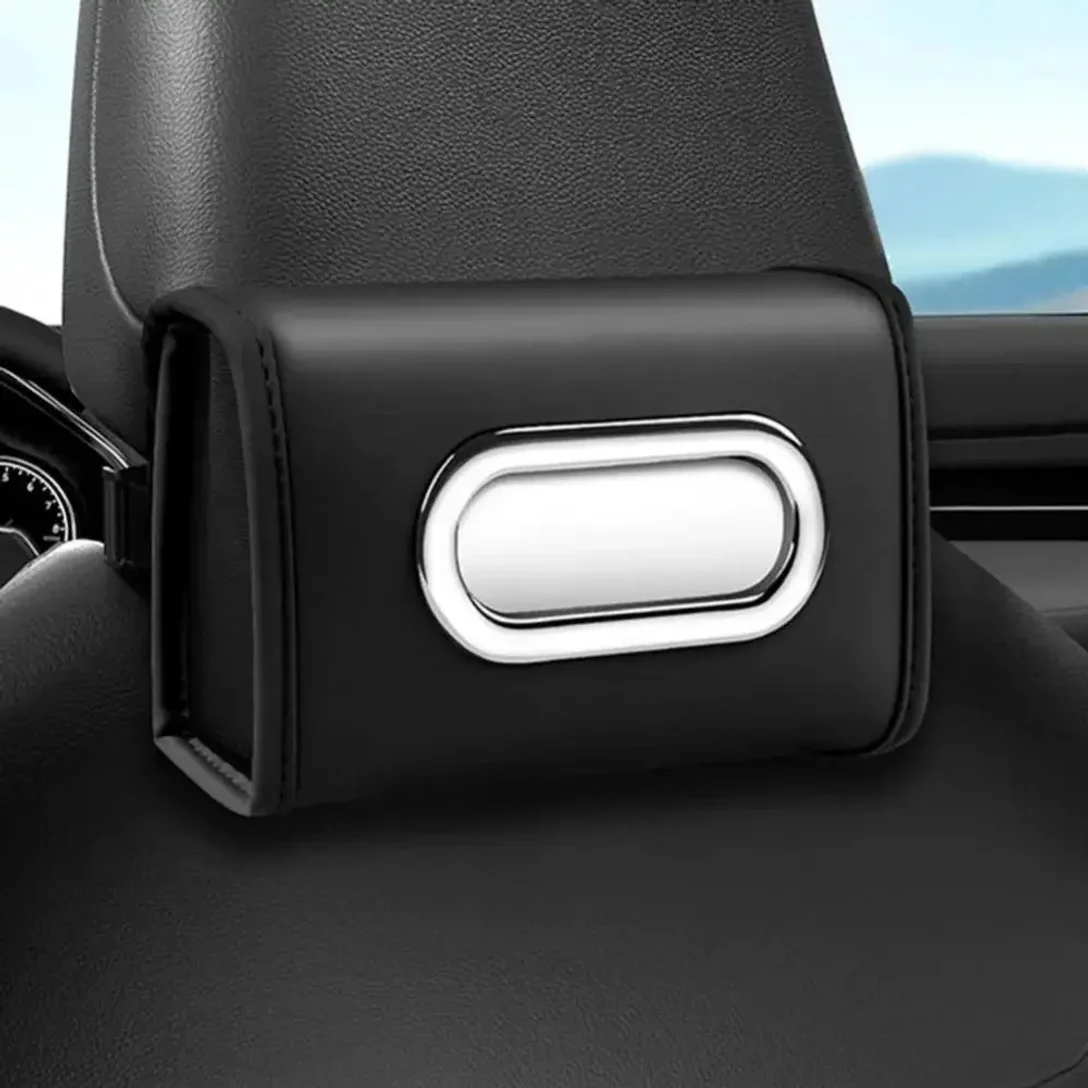 Rectangular car tissue box holder, wide metal drawer opening, car seat backrest tissue box, high-end hanging type
Rectangular car tissue box holder, wide metal drawer opening, car seat backrest tissue box, high-end hanging type