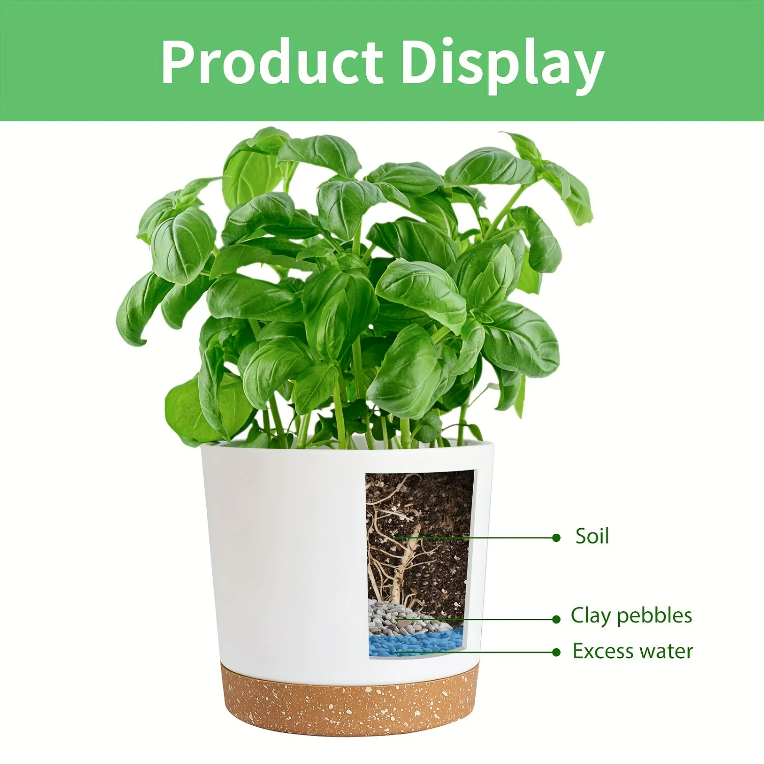 3-Pack Large White Flower Pots with Drainage Holes and Saucers - Modern Decor for Plants, Succulents, Outdoor Flowers - Christma
3-Pack Large White Flower Pots with Drainage Holes and Saucers - Modern Decor for Plants, Succulents, Outdoor Flowers - Christma