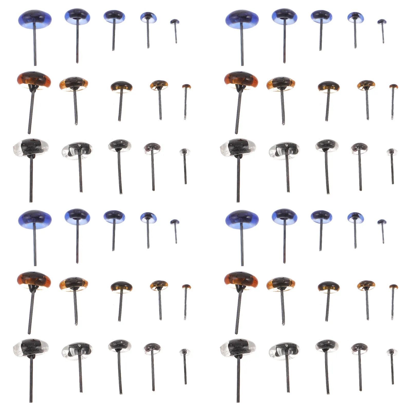 150Pcs Felt Making Eyes Realistic Glass 3Mm 5Mm 7Mm 9Mm 11Mm Half Round Round Eyeballs Needle Felting Craft Supplies Crochet
150Pcs Felt Making Eyes Realistic Glass 3Mm 5Mm 7Mm 9Mm 11Mm Half Round Round Eyeballs Needle Felting Craft Supplies Crochet