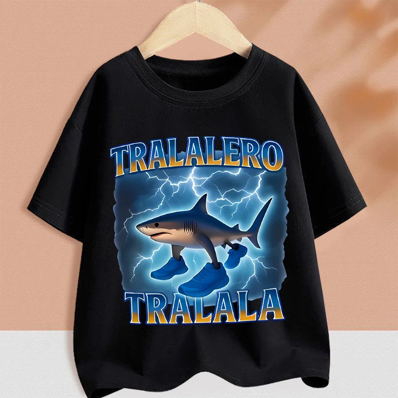 Tralalero Tralala Kids T-shirt Summer Short Sleeve Tungtung Sahur Brainrot Cartoon Children Tees Tops Boys Girls Clothes Gift
Tralalero Tralala Kids T-shirt Summer Short Sleeve Tungtung Sahur Brainrot Cartoon Children Tees Tops Boys Girls Clothes Gift