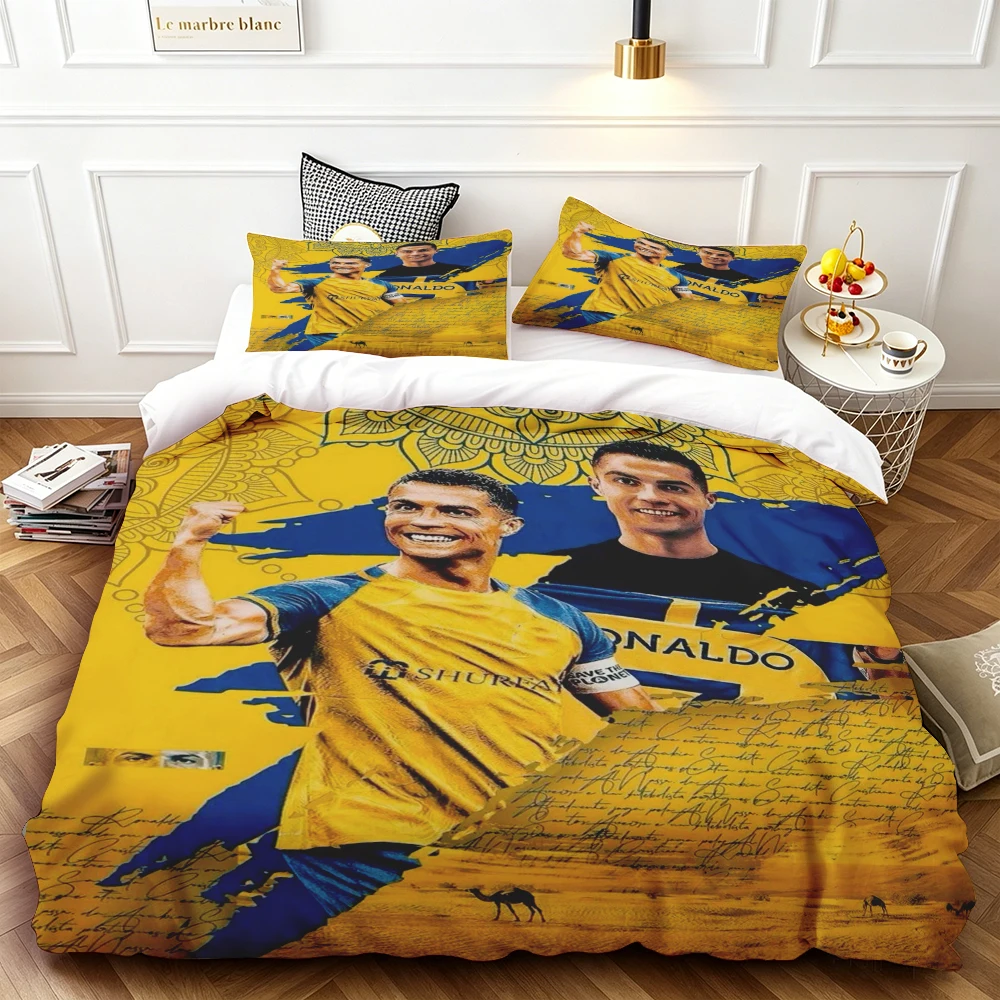 Duvet cover CR7,microfiber, high-definition printing, single/double size, large/extra-large size, bedroom decoration, fan gift.
Duvet cover CR7,microfiber, high-definition printing, single/double size, large/extra-large size, bedroom decoration, fan gift.
