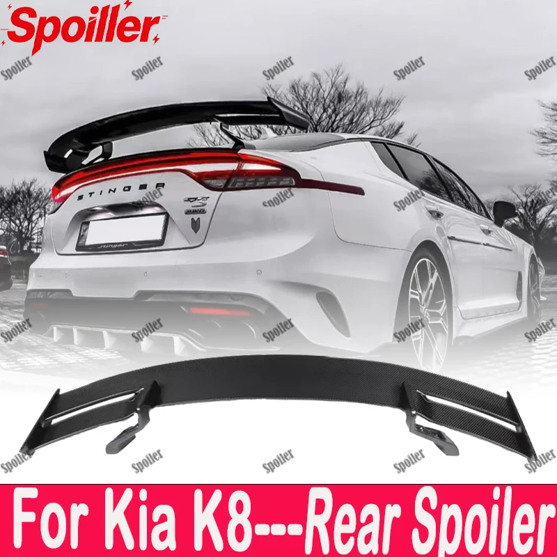 For 2014-2026 Kia Stinger K8 Rear Spoiler High quality Carbon Fiber Material TT Style Diffuser Body Aerodynamics Kit Tail Wing
For 2014-2026 Kia Stinger K8 Rear Spoiler High quality Carbon Fiber Material TT Style Diffuser Body Aerodynamics Kit Tail Wing