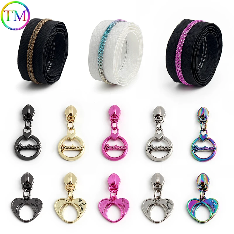 1/2set Handmade Love Shape 5# Nylon Detachable Zipper Slider Head For Wallets Handbag Bags DIY Tailors Sewing Accessories
1/2set Handmade Love Shape 5# Nylon Detachable Zipper Slider Head For Wallets Handbag Bags DIY Tailors Sewing Accessories