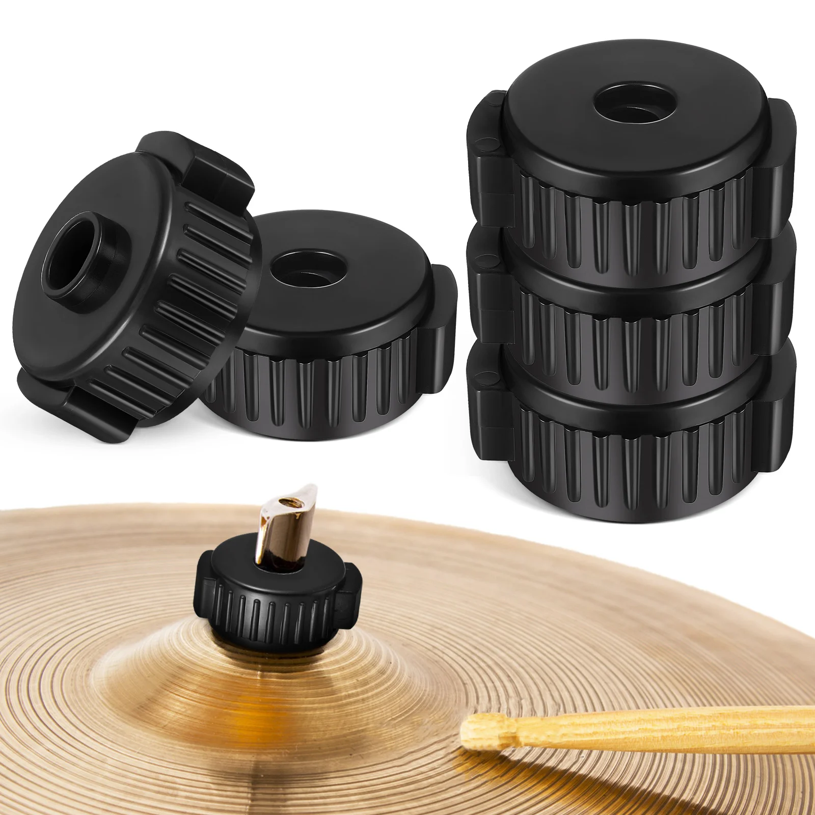 5pcs Drum Hardware Plastic Fixing Cymbal Nuts Quick Releasing Buckle Lightweight Drum Components Quick Release Black
5pcs Drum Hardware Plastic Fixing Cymbal Nuts Quick Releasing Buckle Lightweight Drum Components Quick Release Black