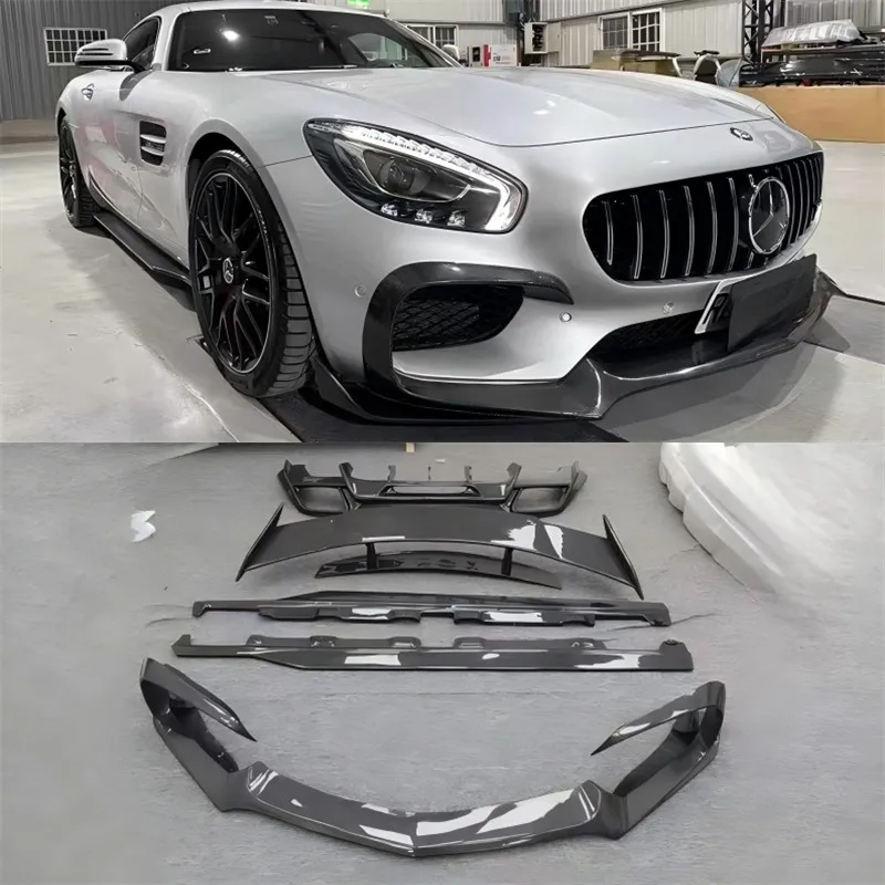 For Benz GT GTS GTC 2015-2023 Real Carbon Fiber Bumper Front Lip Rear Diffuser Side Skirts Tail Wing Splitters Spoiler Body Kit
For Benz GT GTS GTC 2015-2023 Real Carbon Fiber Bumper Front Lip Rear Diffuser Side Skirts Tail Wing Splitters Spoiler Body Kit