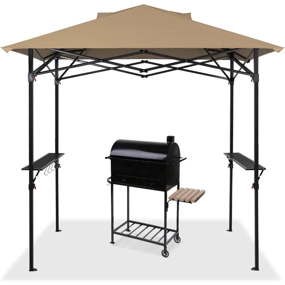 8x5 Pop up Grill Gazebo with Carry Bag, Instant Outdoor BBQ Canopy Tent with Air Vent for Barbeque, Picnic and Patio,
8x5 Pop up Grill Gazebo with Carry Bag, Instant Outdoor BBQ Canopy Tent with Air Vent for Barbeque, Picnic and Patio,