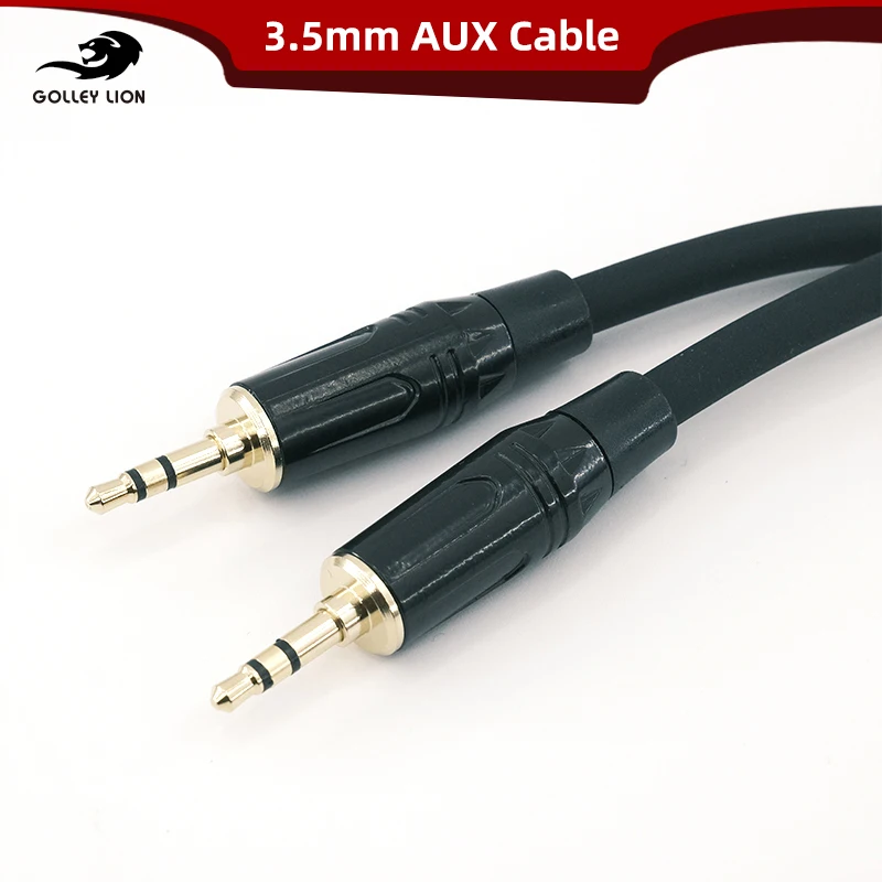 GOLLEY LION 3.5mm Stereo Audio Cable (Male to Male) Hi-Fi Sound Aux Cord for Car, Home Stereo, Headphones, Smart Speaker - Black
GOLLEY LION 3.5mm Stereo Audio Cable (Male to Male) Hi-Fi Sound Aux Cord for Car, Home Stereo, Headphones, Smart Speaker - Black