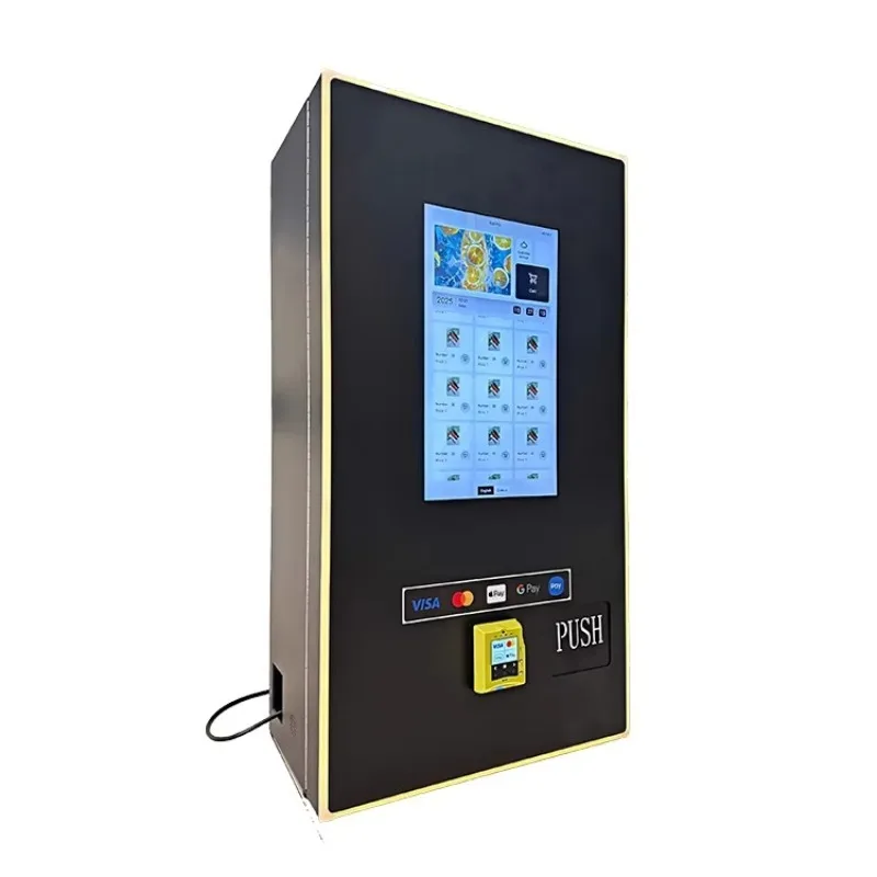Custom Wall-mounted Nicotine Vending Machine with Identity Verification and Card Reader for Small Item As Cigarettes and Tobacco
Custom Wall-mounted Nicotine Vending Machine with Identity Verification and Card Reader for Small Item As Cigarettes and Tobacco