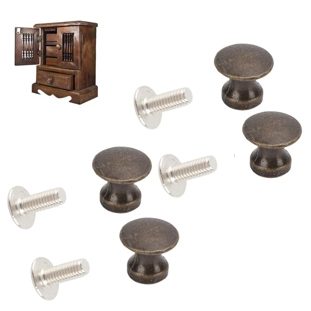 20pcs Cabinet Handle Zinc Alloy Single Hole Handle 12x11MM Round Head Small Handle Vintage Bronze Drawer Pulls Jewelry Box
20pcs Cabinet Handle Zinc Alloy Single Hole Handle 12x11MM Round Head Small Handle Vintage Bronze Drawer Pulls Jewelry Box