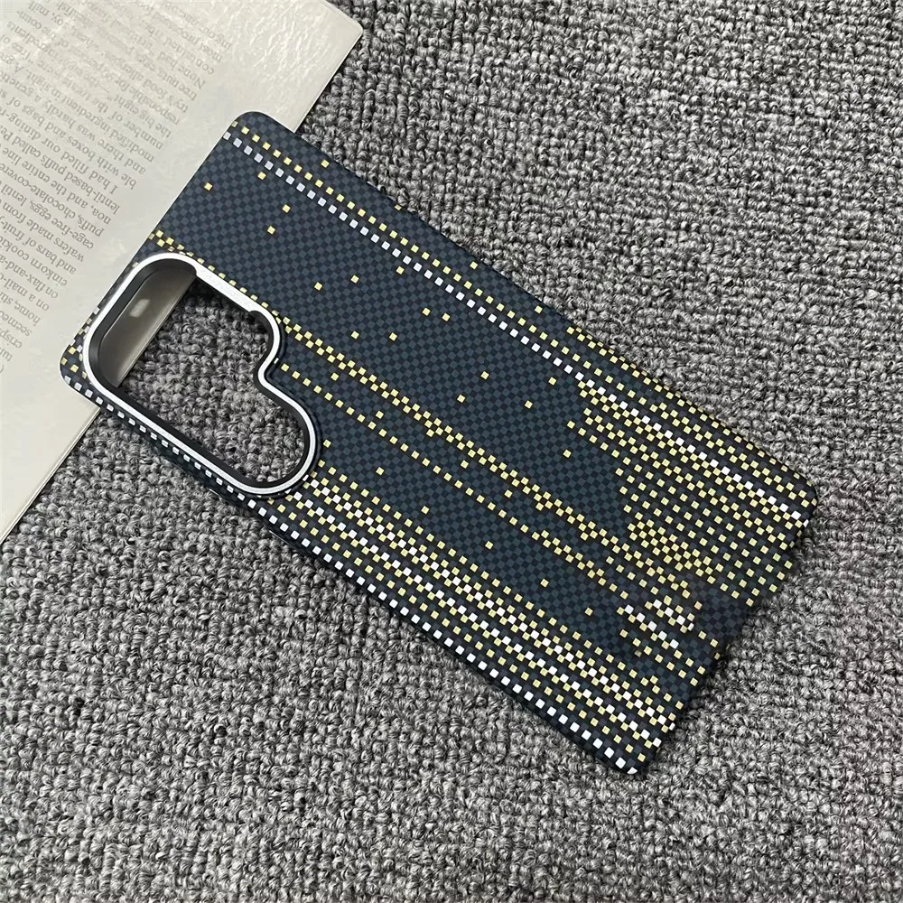 Magnetic Carbon Fiber Texture Night Glow Case For Samsung Galaxy S25 Ultra S24 Ultra for Magsafe Wireless Charging PC Hard Cover
Magnetic Carbon Fiber Texture Night Glow Case For Samsung Galaxy S25 Ultra S24 Ultra for Magsafe Wireless Charging PC Hard Cover