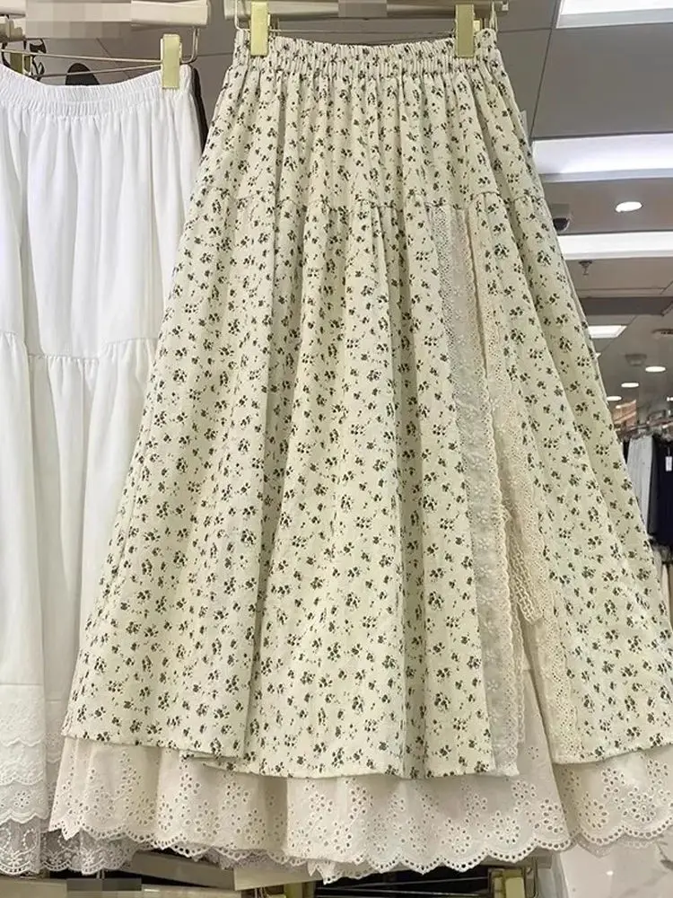plus Size A-Line Midi Skirt Women's Loose Floral Print Design Slimming High Waist Split Summer Korean Sle Commute Skirt
plus Size A-Line Midi Skirt Women's Loose Floral Print Design Slimming High Waist Split Summer Korean Sle Commute Skirt