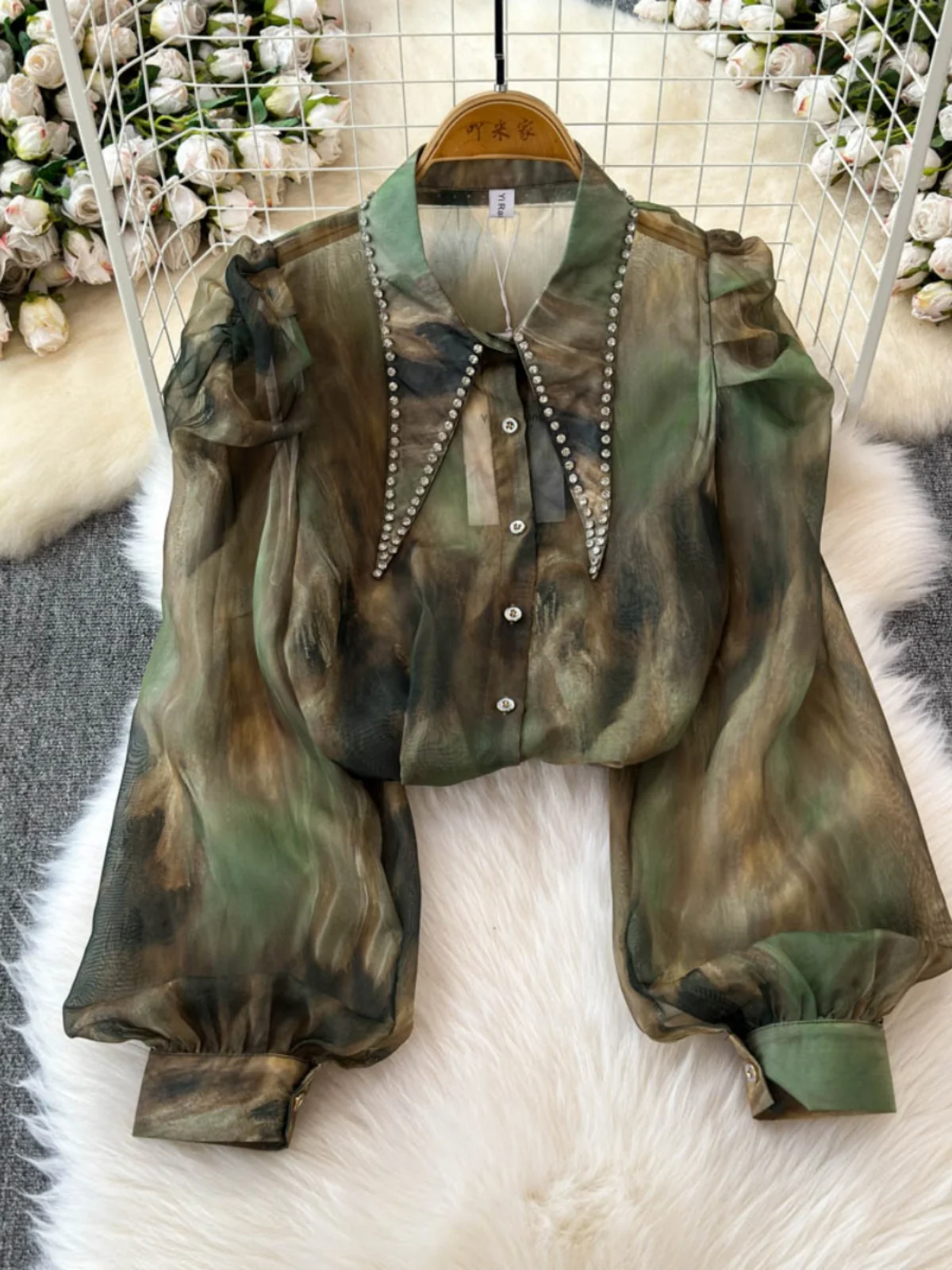 Retro Hong Kong Sle Lantern Sve irt Women's Faionable Autumn New Design Sense Small ence Ele Top Trendy
Retro Hong Kong Sle Lantern Sve irt Women's Faionable Autumn New Design Sense Small ence Ele Top Trendy