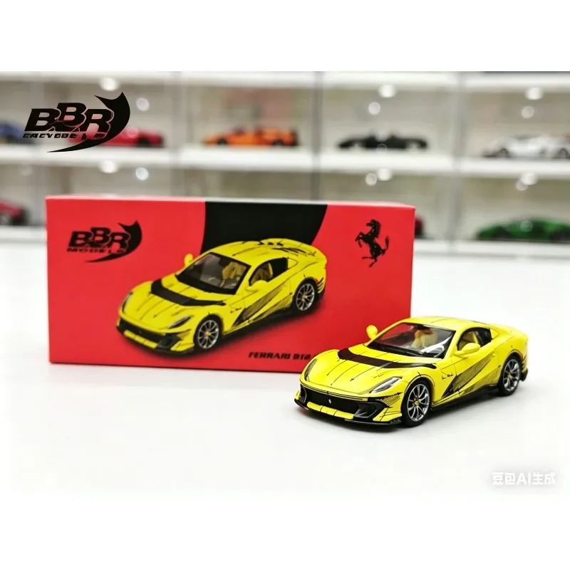 BBR 1:64 alloy 812 yellow sports car replica car model, car figurine, adult collection item, male gift
BBR 1:64 alloy 812 yellow sports car replica car model, car figurine, adult collection item, male gift