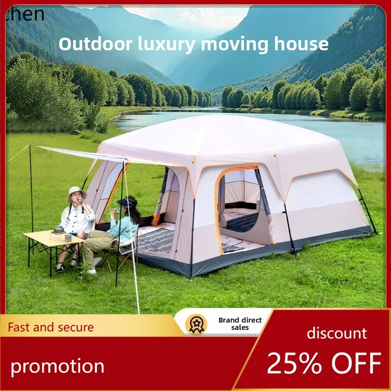 HT Outdoor Camping Rainproof Two Rooms One Hall Camping Picnic Full Set of Equipment Portable Folding Thickened
HT Outdoor Camping Rainproof Two Rooms One Hall Camping Picnic Full Set of Equipment Portable Folding Thickened
