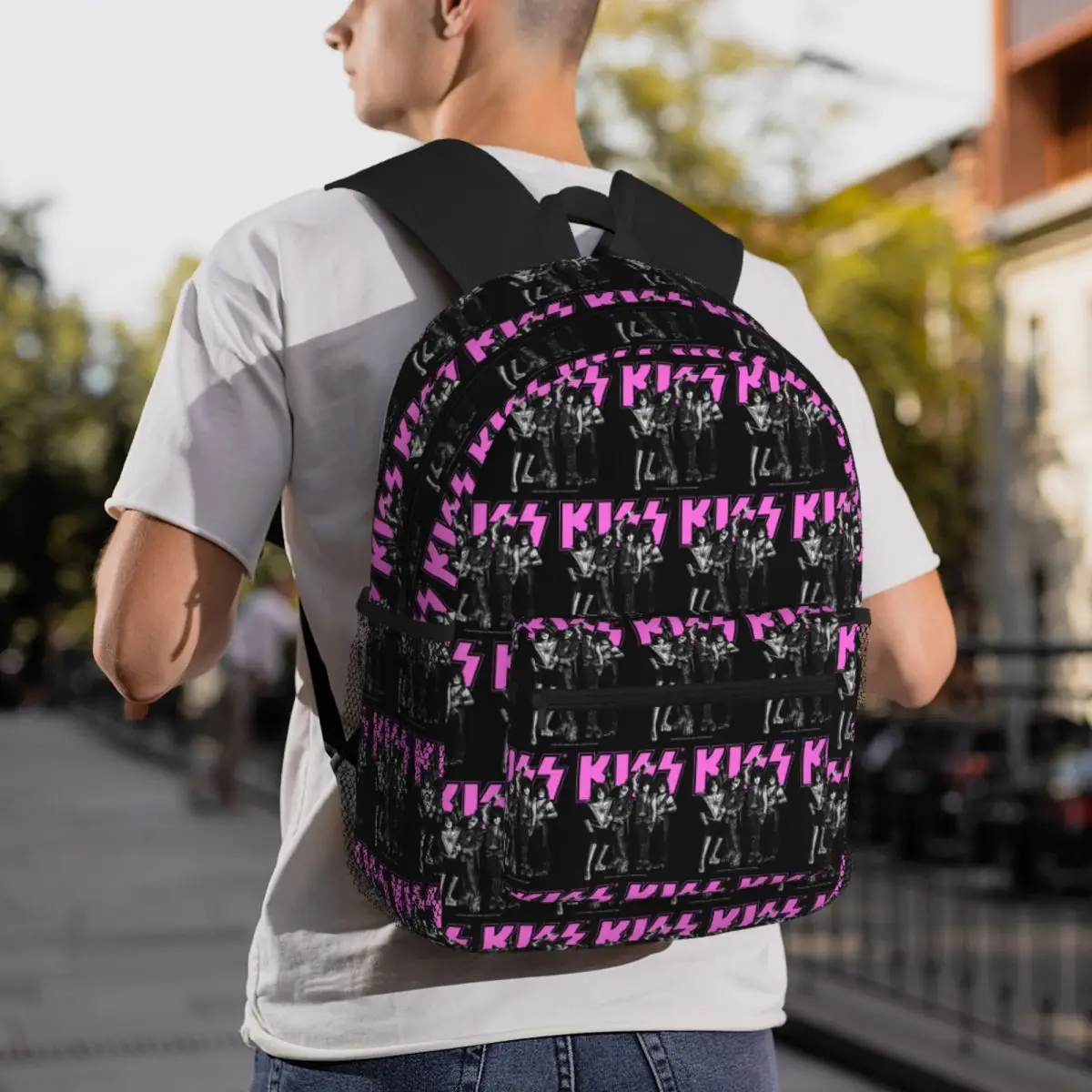 Kiss Rock Band Retor Student Backpack School Bag Hiking Travel Daypack for Men Women Fashion Bookbag Shoulder Bags
Kiss Rock Band Retor Student Backpack School Bag Hiking Travel Daypack for Men Women Fashion Bookbag Shoulder Bags