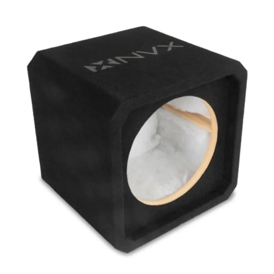 Single 10 sealed subwoofer enclosure for home theater and car audio, 3/4 MDF, black carpet, polyfill lined, CNC built with push
Single 10 sealed subwoofer enclosure for home theater and car audio, 3/4 MDF, black carpet, polyfill lined, CNC built with push