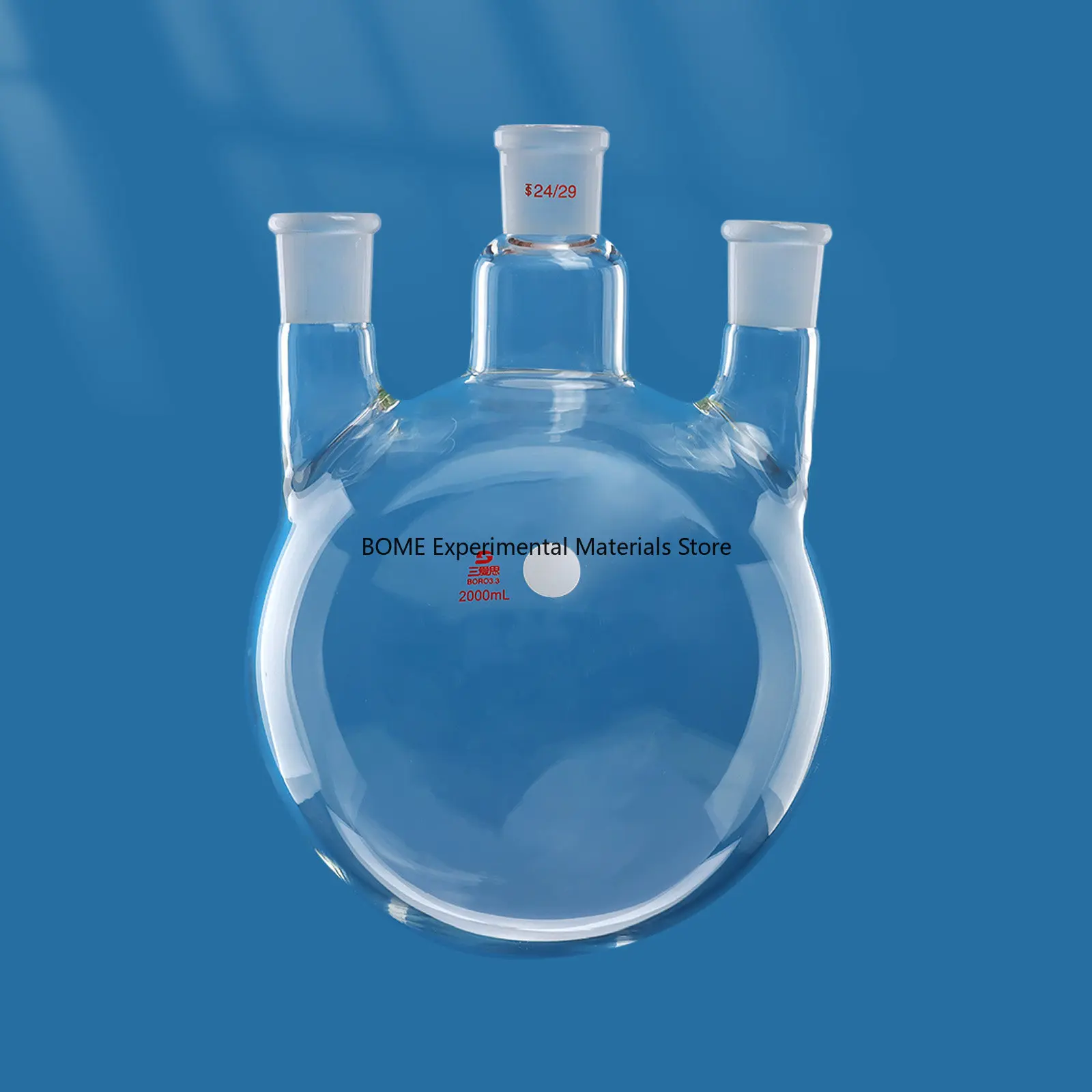 S19 3Neck Flask Round Bottom Distillation Thick Wall Borosilicate Glass 50-50000ml Lab Equipment
S19 3Neck Flask Round Bottom Distillation Thick Wall Borosilicate Glass 50-50000ml Lab Equipment