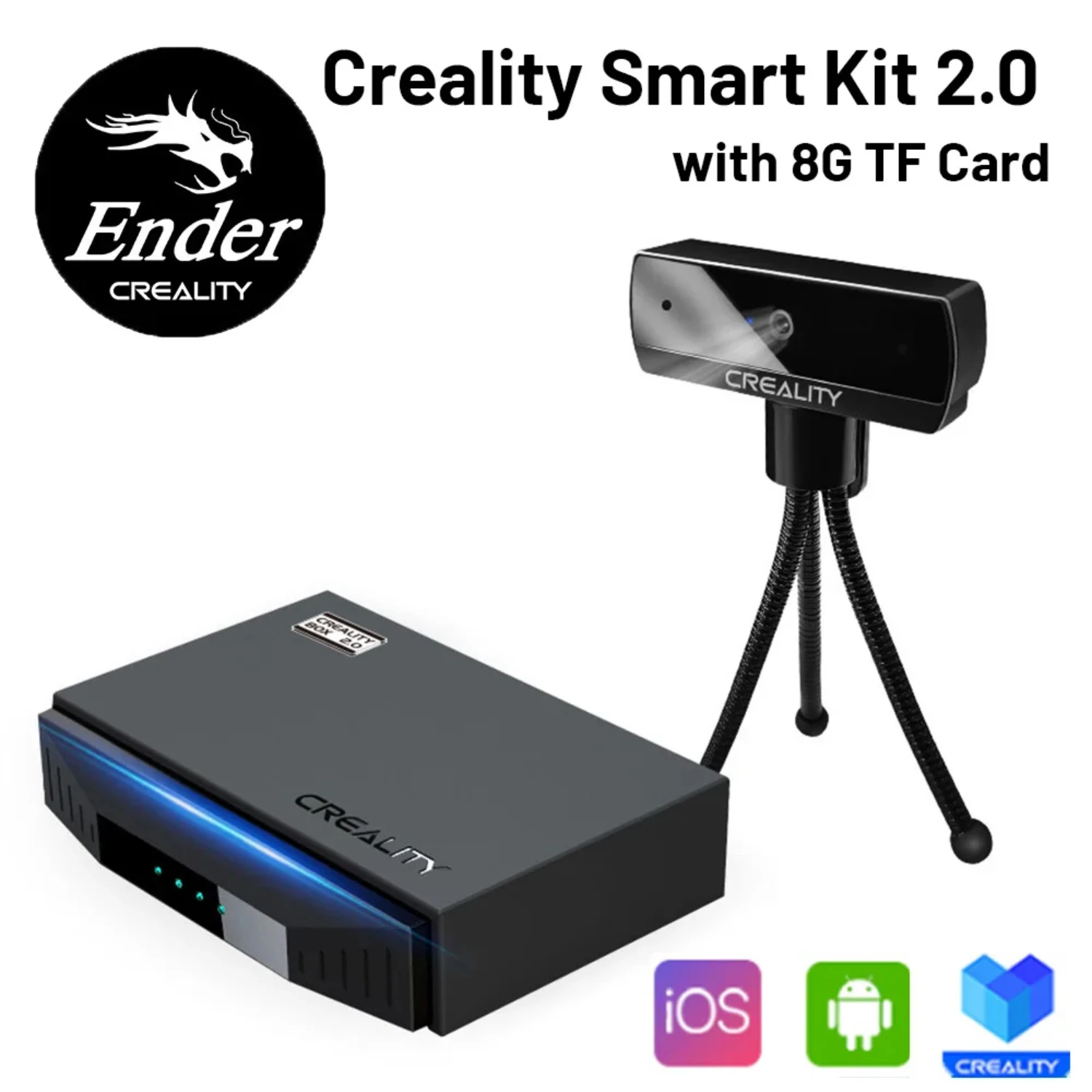 Смарт-комплект 2.0 с TF-картой 8G CRCC-S7 HD 1080P, пульт дистанционного управления для веб-камеры для 3D-принтера серии-3/CR-10Smart, часть
Смарт-комплект 2.0 с TF-картой 8G CRCC-S7 HD 1080P, пульт дистанционного управления для веб-камеры для 3D-принтера серии-3/CR-10Smart, часть