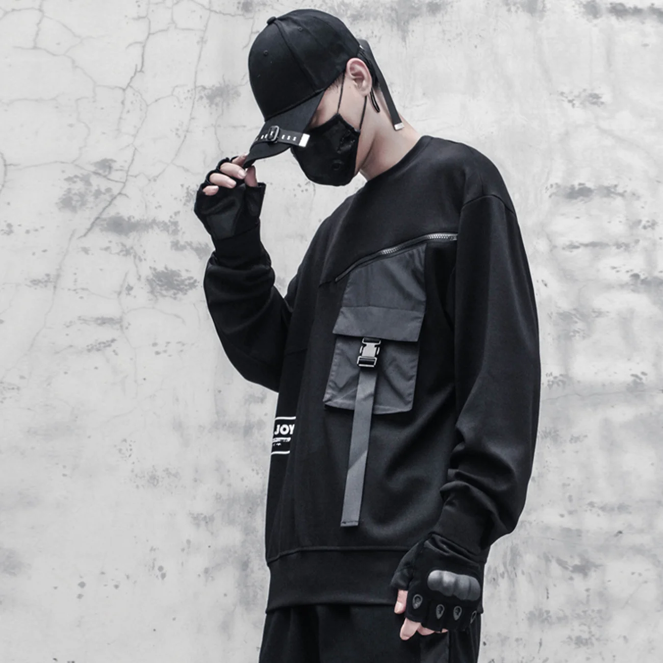 Pockets Patchwork Sweatshirt Hoodie Men Autumn Cotton Pullover Tops Hip Hop Streetwear Sweatshirts Techwear Black
Pockets Patchwork Sweatshirt Hoodie Men Autumn Cotton Pullover Tops Hip Hop Streetwear Sweatshirts Techwear Black