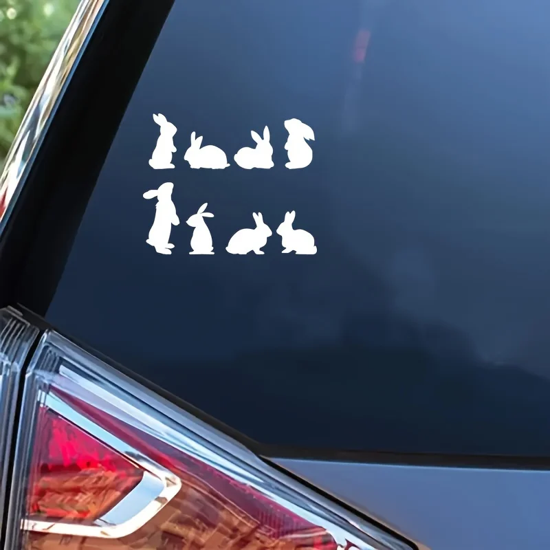 Cute Mini Rabbit Waterproof Vinyl Sticker Set, Durable Lovely Decals for Car Rearview Mirror Laptop Motorcycle
Cute Mini Rabbit Waterproof Vinyl Sticker Set, Durable Lovely Decals for Car Rearview Mirror Laptop Motorcycle