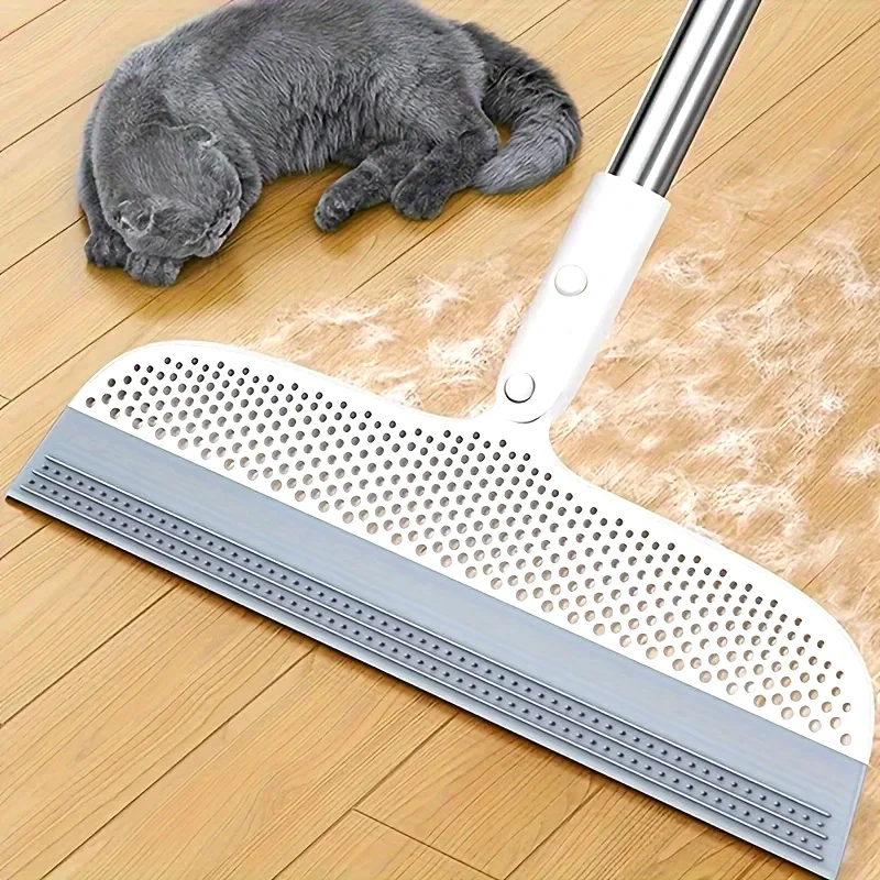 Magic broom with detachable head and double-sided silicone scraper broom and dustpan set ferramentas de limpeza
Magic broom with detachable head and double-sided silicone scraper broom and dustpan set ferramentas de limpeza