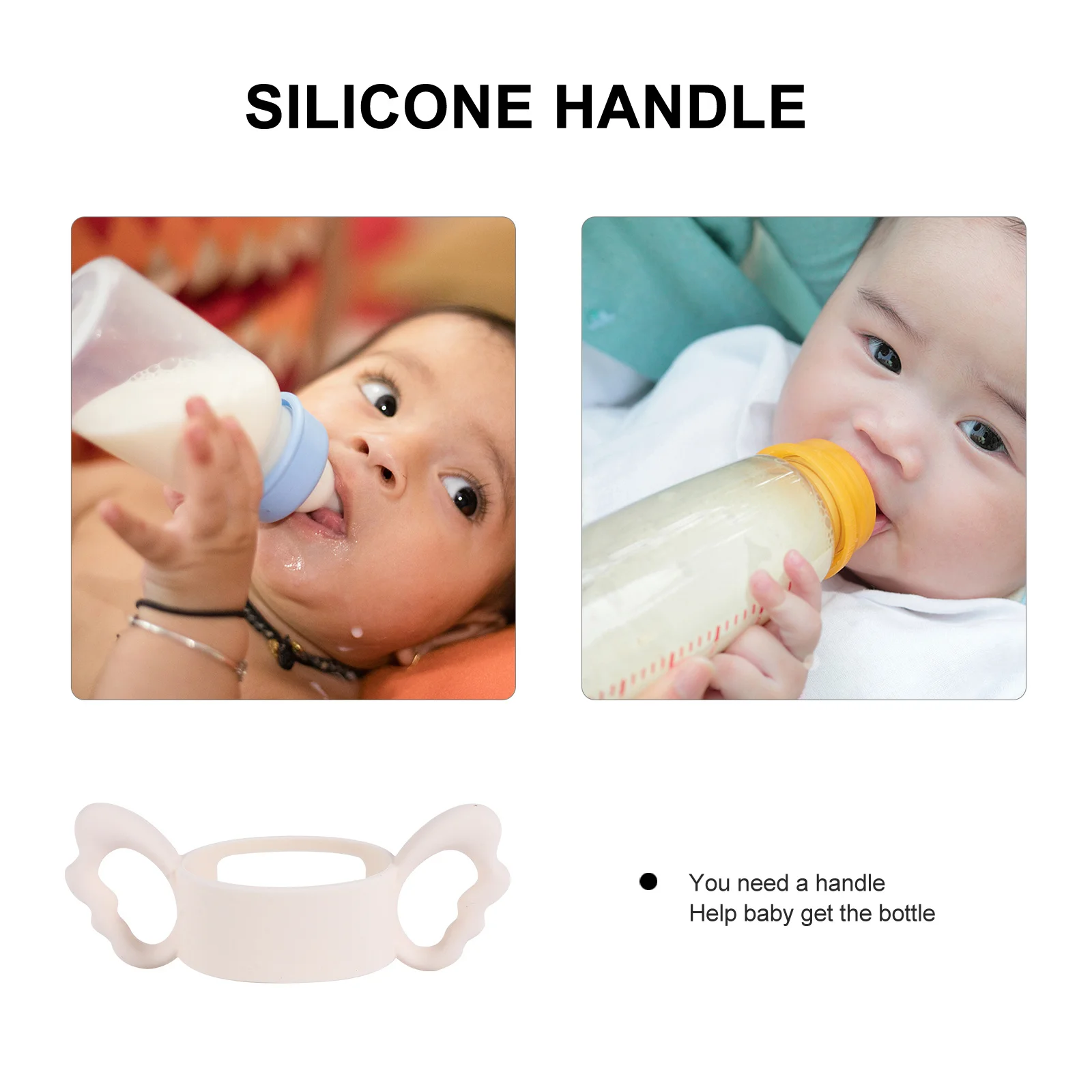 1Pcs Angel Shape Nursing Bottle Handle Silicone for Ultra Wide Mouth 6cm Feeding Bottle Holder Feeder Handle
1Pcs Angel Shape Nursing Bottle Handle Silicone for Ultra Wide Mouth 6cm Feeding Bottle Holder Feeder Handle
