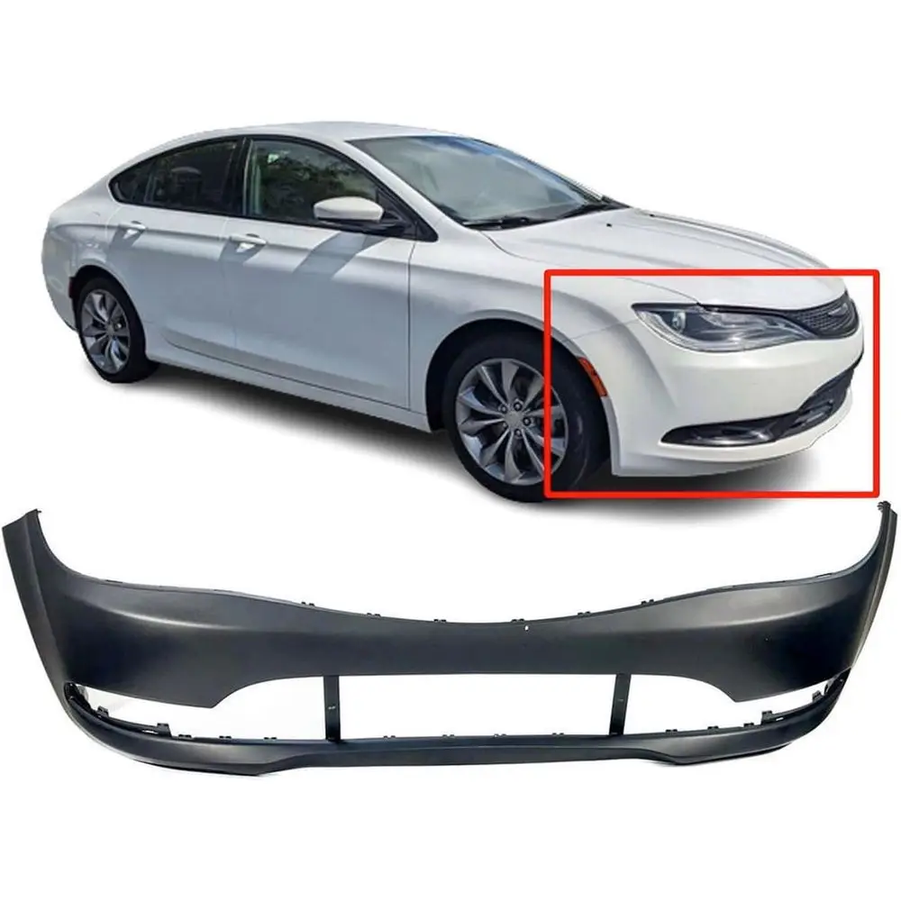 Compatible With Front Bumper Cover 2015 2016 2017 Chrysler 200 Sedan 15 16 17. New, Primed & Ready for Paint. C S LX W/O Park As
Compatible With Front Bumper Cover 2015 2016 2017 Chrysler 200 Sedan 15 16 17. New, Primed & Ready for Paint. C S LX W/O Park As