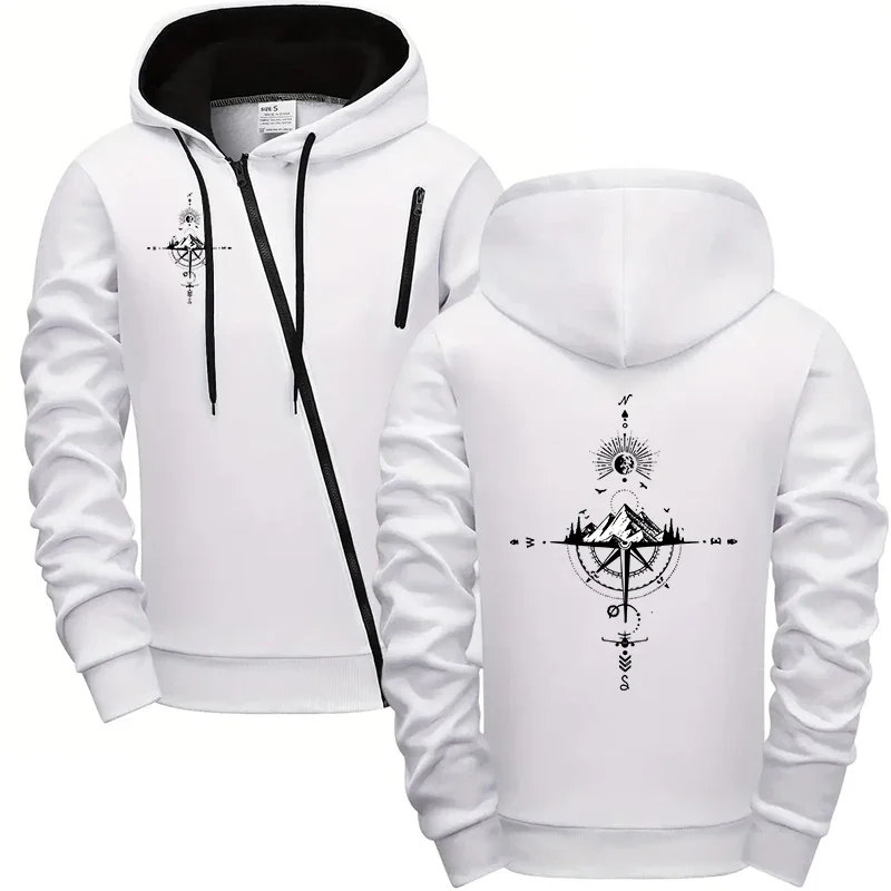 2025 Men's Zip-up Hoodies High Quality Vintage Compass Coats All Season Daily Casual Sports Riding Coats Urban Fashion Hoody Top
2025 Men's Zip-up Hoodies High Quality Vintage Compass Coats All Season Daily Casual Sports Riding Coats Urban Fashion Hoody Top