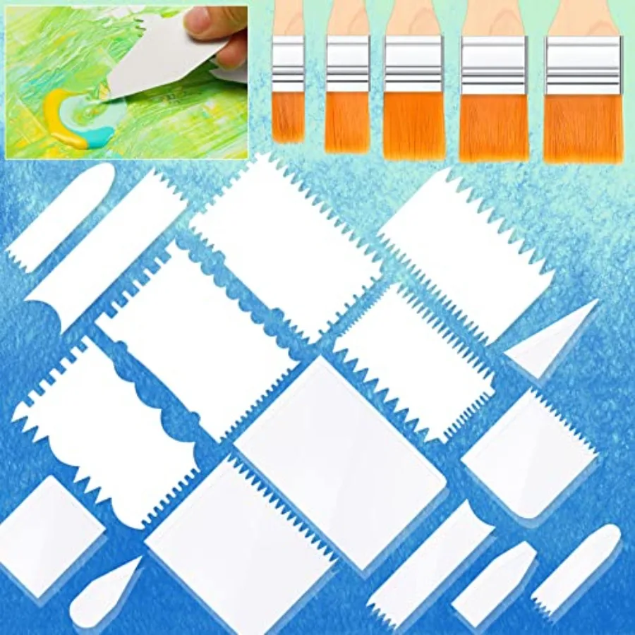 30 Pcs Acrylic Pouring Swipe Painting Tools Supplies Acrylic Pouring Tools Supplies Brush Paint Scrapers 25 Pcs Swipe Accessori
30 Pcs Acrylic Pouring Swipe Painting Tools Supplies Acrylic Pouring Tools Supplies Brush Paint Scrapers 25 Pcs Swipe Accessori
