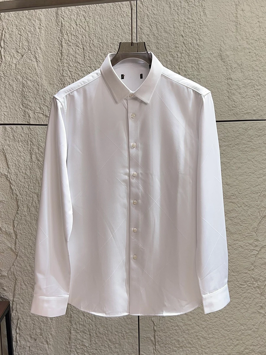 H-Series Men's Long Sleeve Casual Shirt Anti-Wrinkle Easy Care Spring Pure Color Dark Patterned Standard Fit Business Style
H-Series Men's Long Sleeve Casual Shirt Anti-Wrinkle Easy Care Spring Pure Color Dark Patterned Standard Fit Business Style