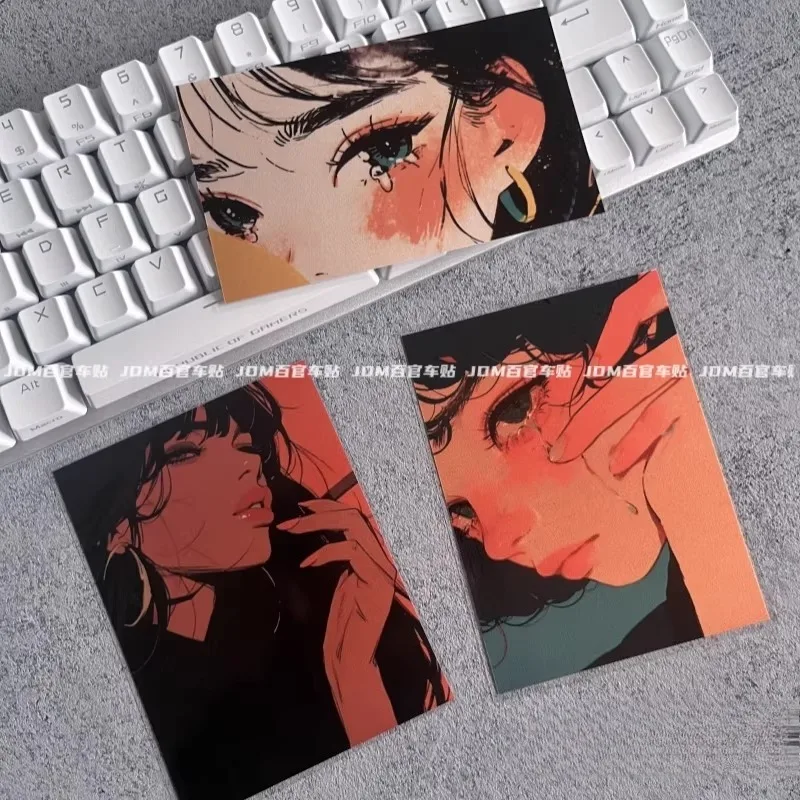 Aesthetic Anime Girl Crying Sticker Set, Retro Manga Waterproof Vinyl Decal for Car Window, Bumper & Laptop
Aesthetic Anime Girl Crying Sticker Set, Retro Manga Waterproof Vinyl Decal for Car Window, Bumper & Laptop